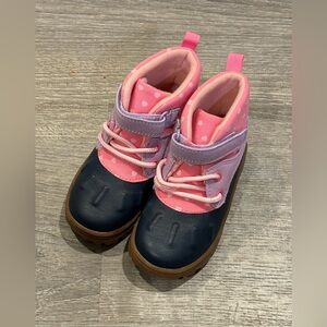Carter's Pink and Navy Kids Boots